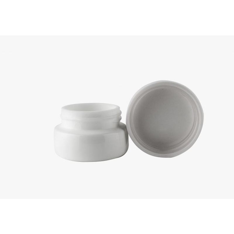 White Glass Balm Concentrate Oils Wax Jar Container