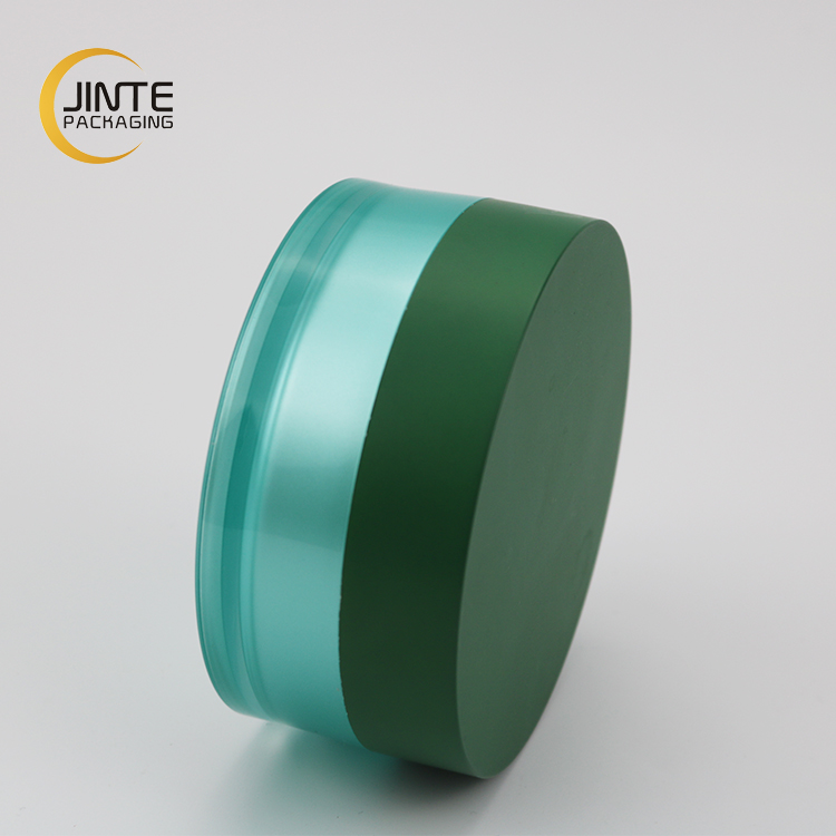 White Inner Painted Green 30g 50g Acrylic Cosmetic Jar Wholesale Manufacturer