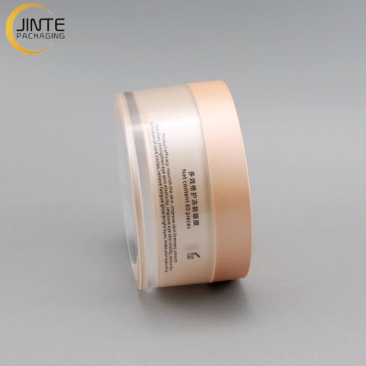 White Inner Transparent Acrylic Cosmetic Jar 100g 200g For Cream