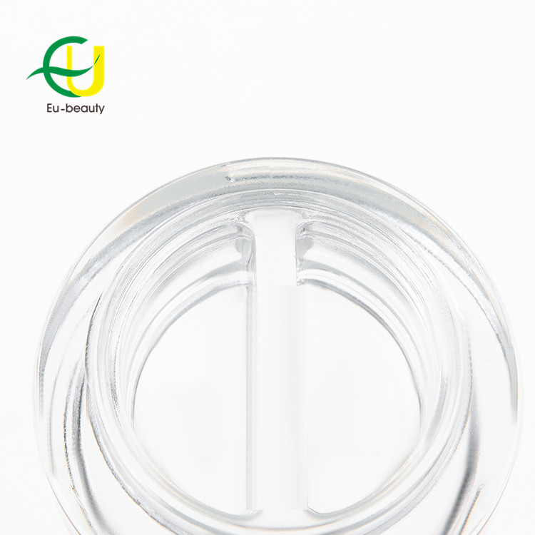 White Large Empty Fashion Elegant Frosted Printing Matte Cream Cosmetic Jar Wholesale 20g