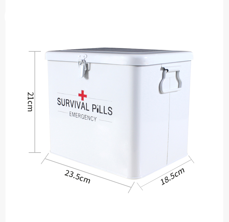 White Medical Storage Environmental Protection Wholesale Metal Canister