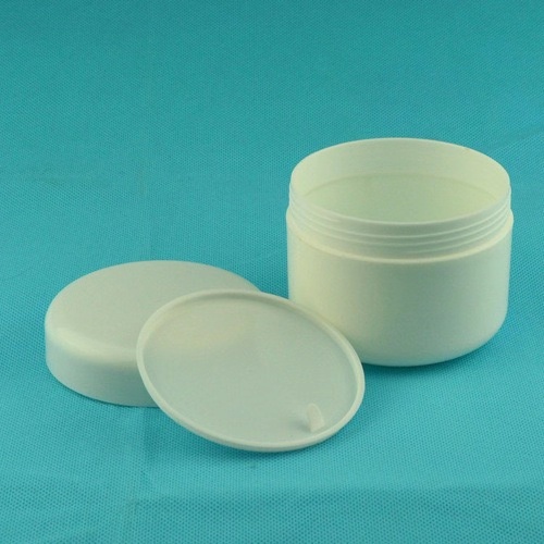 White PP material 8oz luxury cosmetic containers plastic cream jars