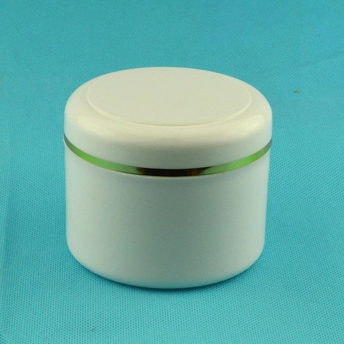 White PP material 8oz luxury cosmetic containers plastic cream jars