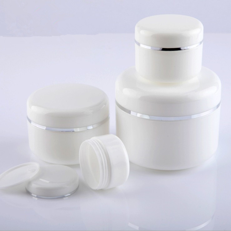 White PP plastic bottle packaging 20ml 30ml 50ml 100ml 150ml 200ml 250ml cosmetic jar cream jar face cream jar