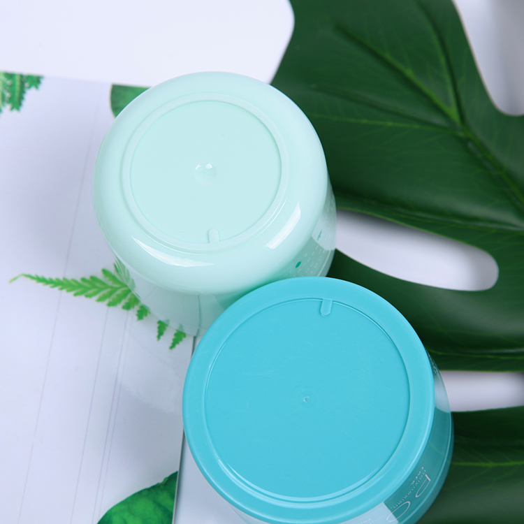 White PP plastic double wall 4oz 2oz 1oz cosmetic jar