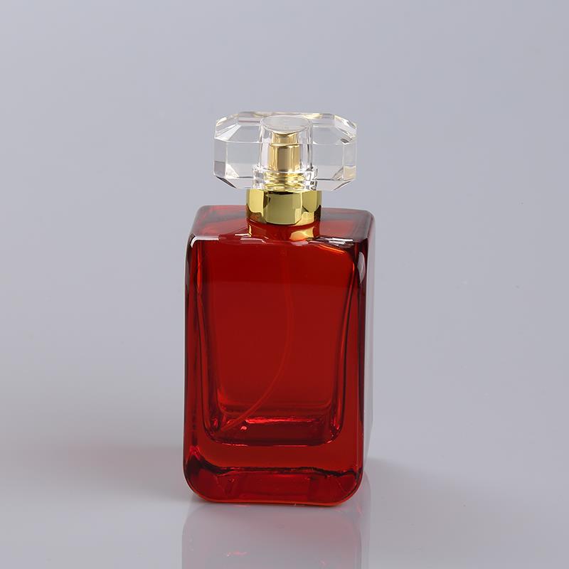 White Painting Coating Glass Perfume Bottles