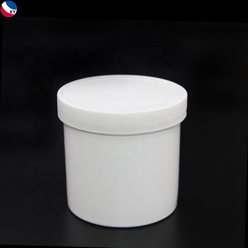 White Plastic Jar Cream Cosmetic Cream Jar 500gm Color 400ml 500ml Pp White Skin Care Cream