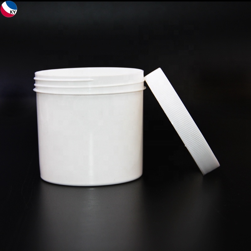 White Plastic Jar Cream Cosmetic Cream Jar 500gm Color 400ml 500ml Pp White Skin Care Cream