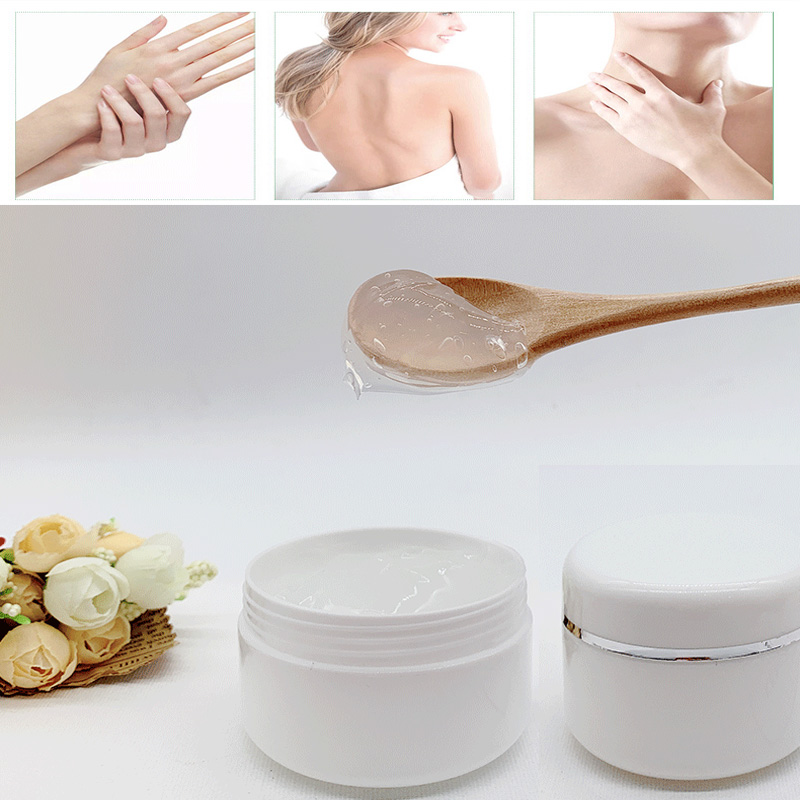 White Travel Face Cream container double wall pp jars cosmetic boxes for skincare