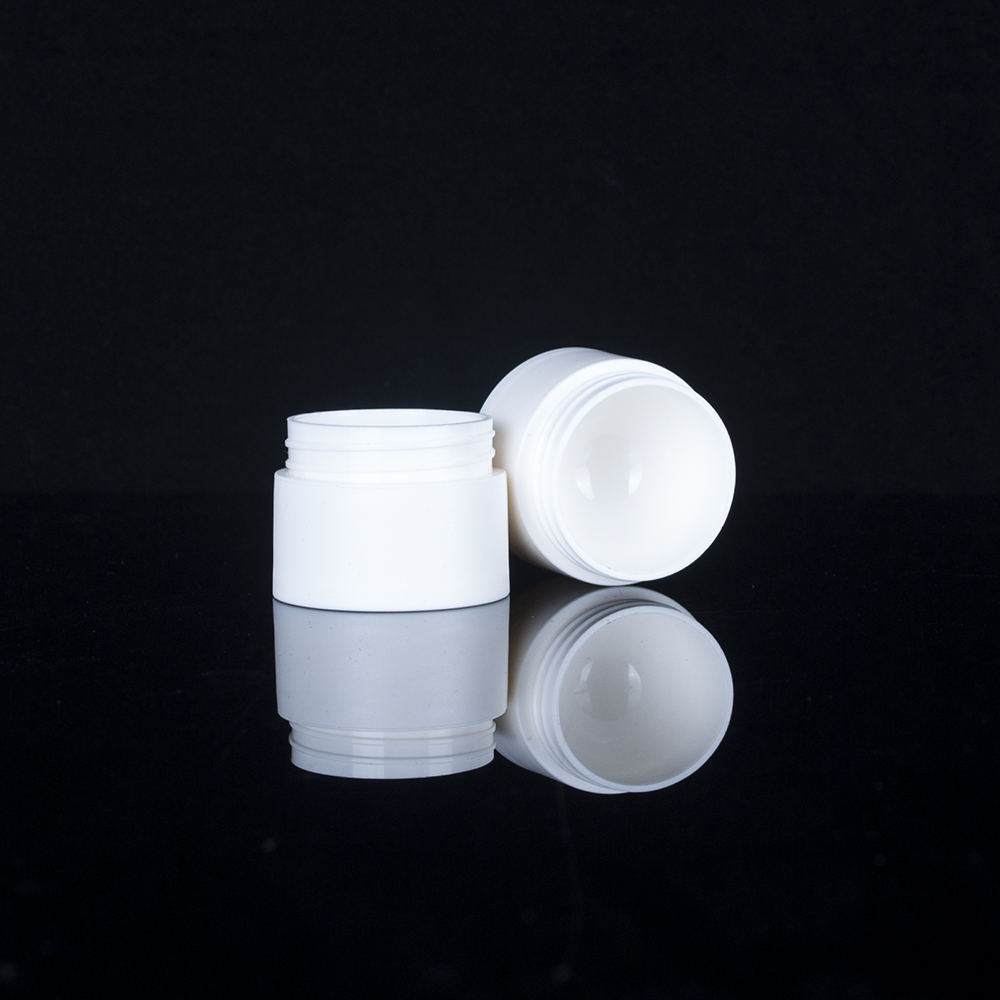 White cosmetic jar 3g 5g 10g 15g 30g 50g 80g empty body butter lotion container