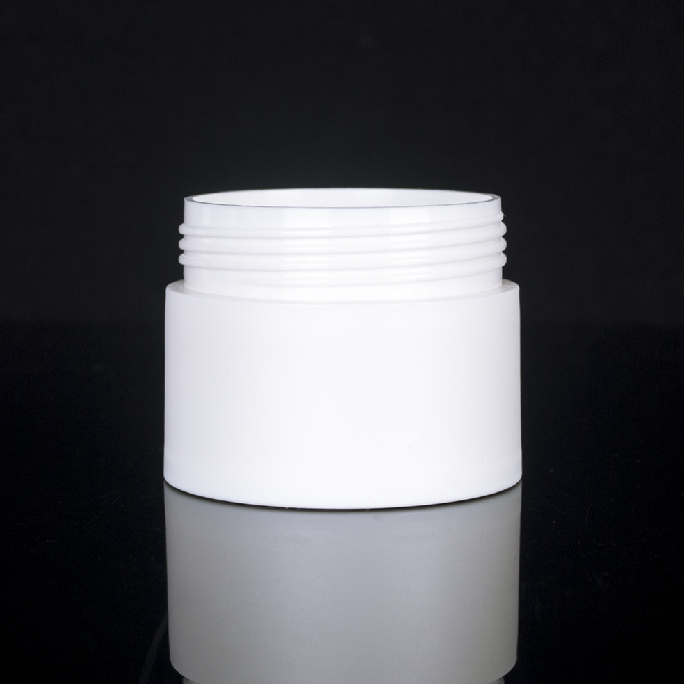 White cosmetic jar 3g 5g 10g 15g 30g 50g 80g empty body butter lotion container