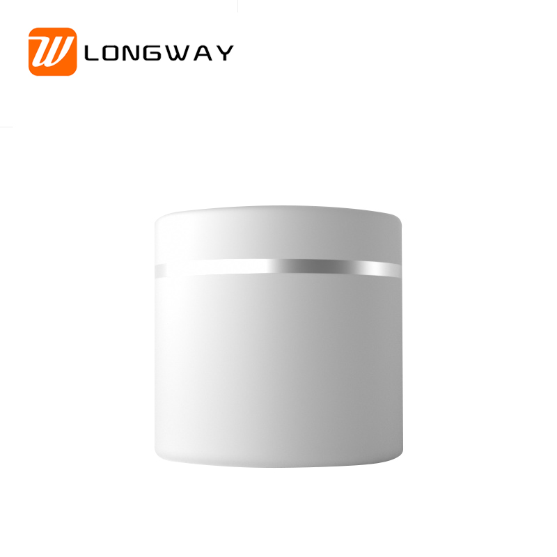 White double wall plastic cream body lip scrub jar 30g 50g 100g for butter container cosmetic packaging 1 oz
