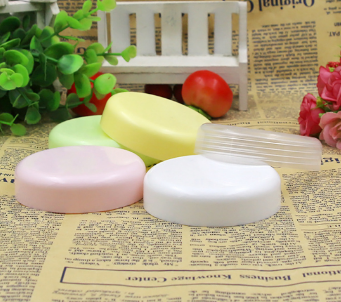 White empty 30g skin care cream plastic jar cosmetic container with gasket