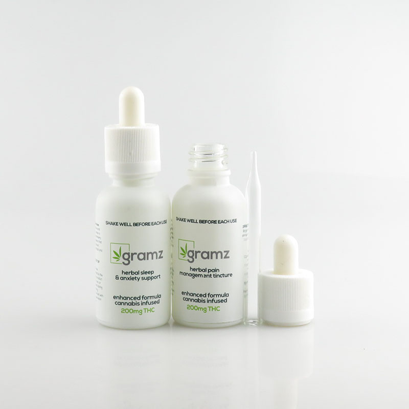 White frosted 1 oz glass e liquid bottles, custom paper cardboard tube for 30ml 50ml eliquid dropper bottles