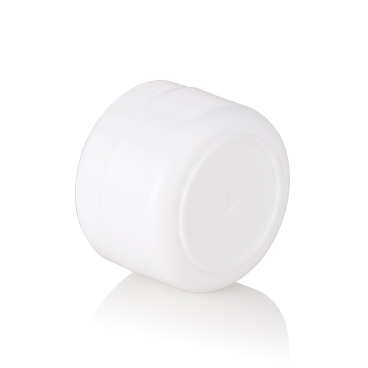 White glass cosmetic packaging 15g 30g 50g jars glass wholesale glass jar with twist off lids