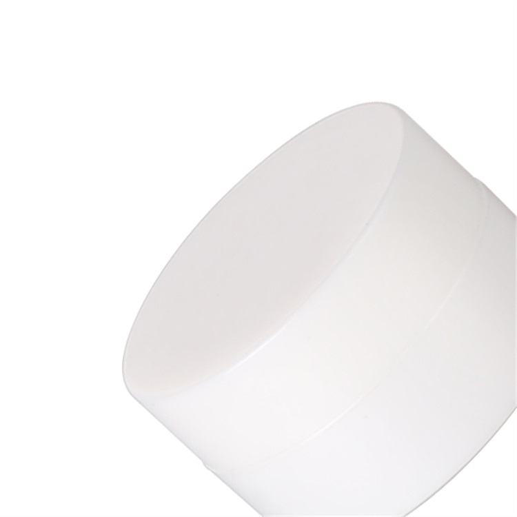 White glass cosmetic packaging 15g 30g 50g jars glass wholesale glass jar with twist off lids