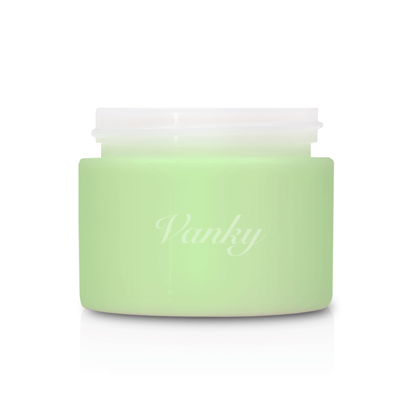 White porcelain glass bottle face cream jar luxury white packaging