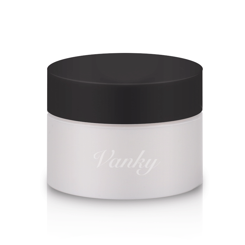 White porcelain glass bottle face cream jar luxury white packaging
