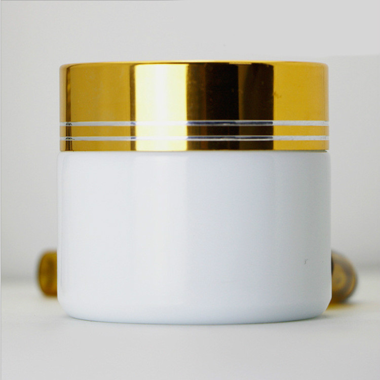 White porcelain packaging 100g 50g luxury cosmetics cream empty jar