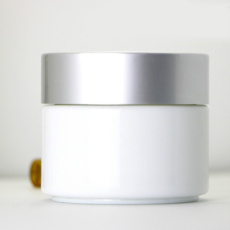 White porcelain packaging 100g 50g luxury cosmetics cream empty jar