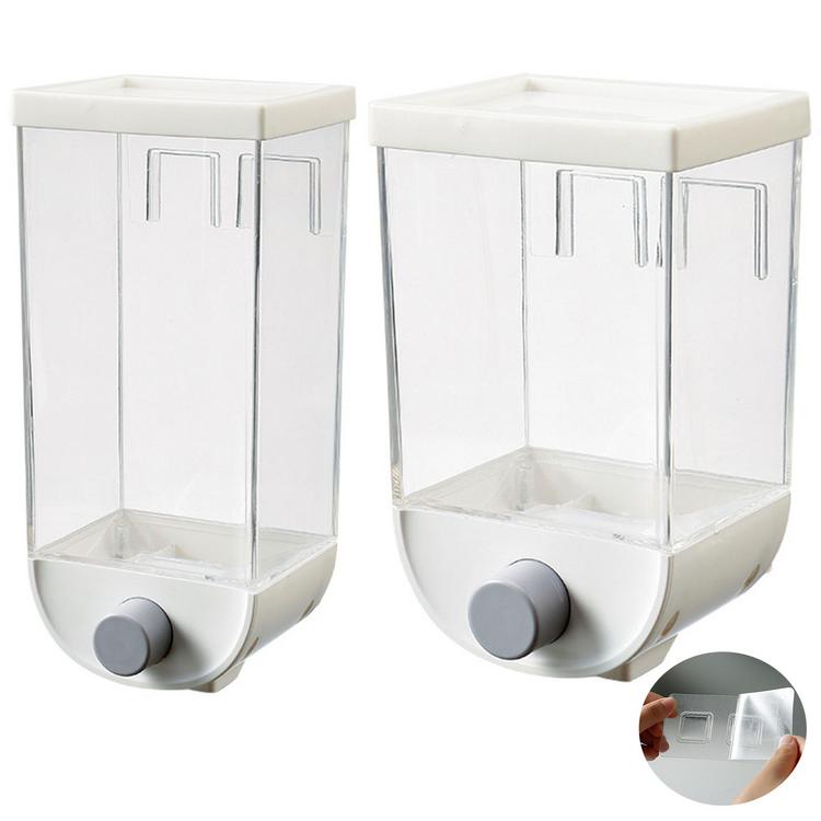 Whole grain storage box kitchen wall-mounted storage tank grain rice bean sealed can oatmeal dispenser kitchen supplies