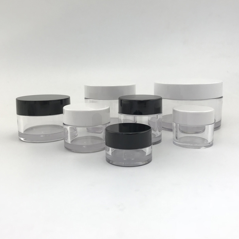 Whole sale PETG material cosmetic 10g round cream jar for eye cream