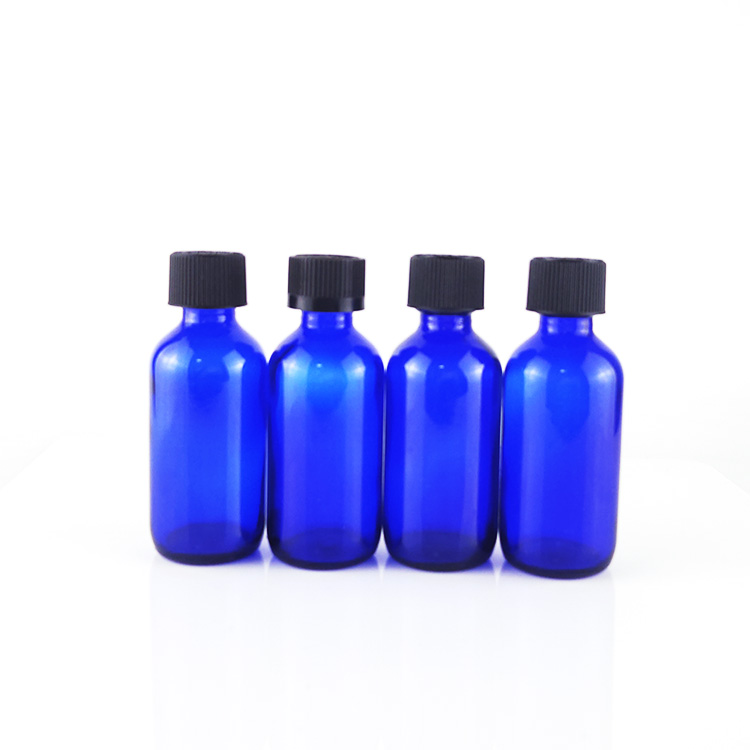 Wholesale 0.5 oz 1oz 2oz 4oz empty boston glass dropper bottle for essential oil