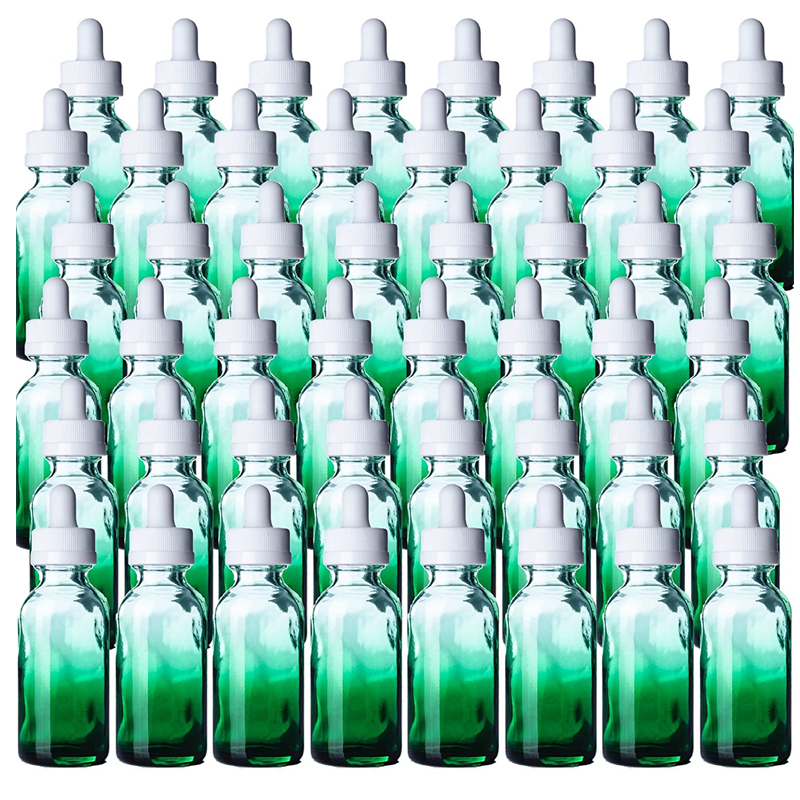 Wholesale 1/2 oz 1 oz 2 oz 4 oz Uv Matte Purple Colorful Cap Essential Oil Boston Round Glass Dropper Bottle