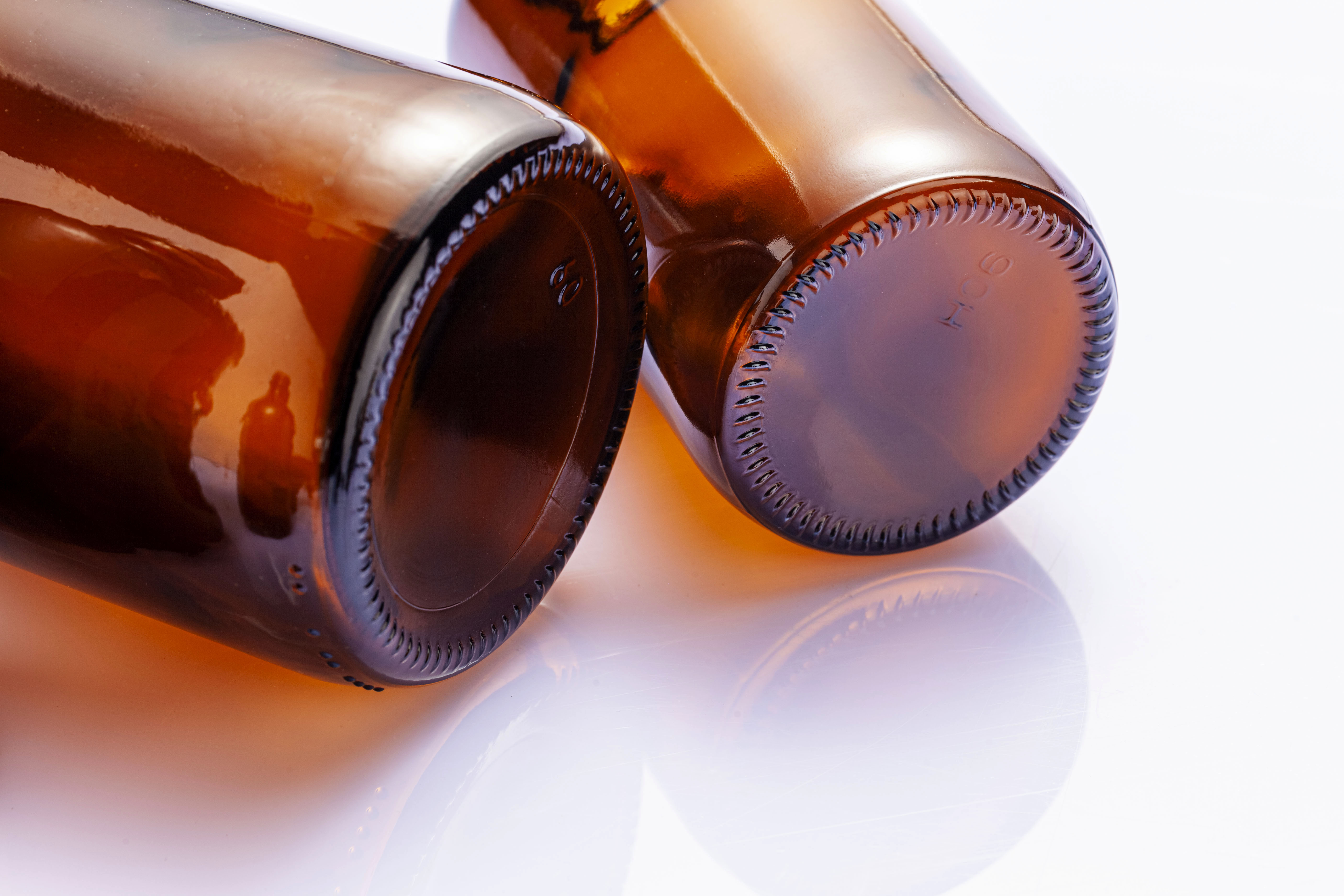 Wholesale 1/2OZ 1OZ 2OZ 4OZ 8OZ 16OZ 32OZ 120ml clear amber boston round glass bottle for liquid medicine
