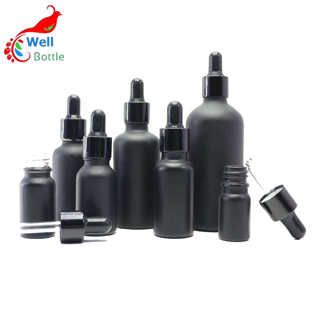 Wholesale 1 oz 30 ml boston round glass dropper bottles with dropper Round-779A