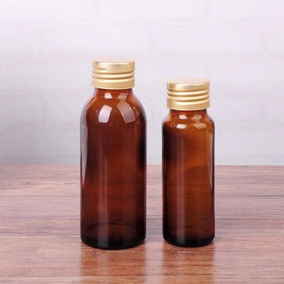 Wholesale 10-100 ml Custom Thc Syrup Bottle 30ml Ml Dark Glass Maple Syrup Glass Bottle