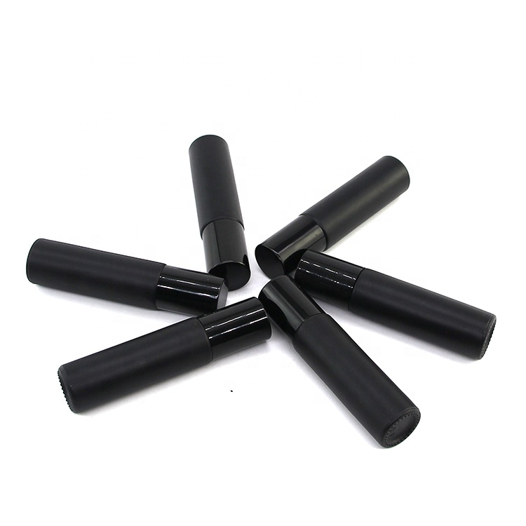 Wholesale 10 ml matte black roller glass bottle essential oil perfume glass roller bottles