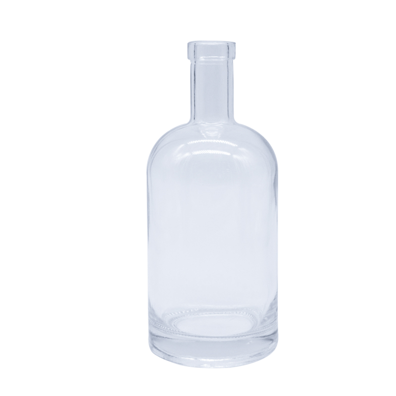 Wholesale 1000Ml 750Ml 500Ml 375Ml 200Ml 100Ml Vodka Spirit Glass Bottle For Liquor With Cork