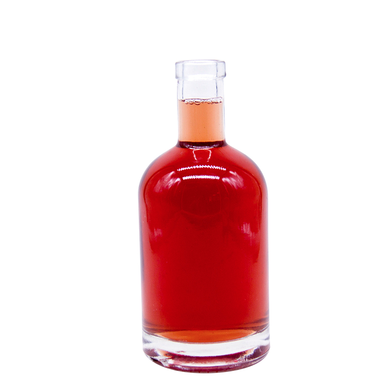 Wholesale 1000Ml 750Ml 500Ml 375Ml 200Ml 100Ml Vodka Spirit Glass Bottle For Liquor With Cork