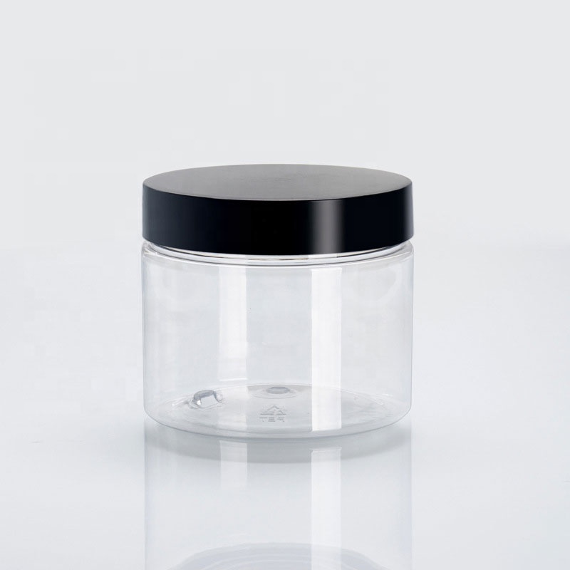 Wholesale 100g 200g 350g Food PET Jar with Aluminum Lid