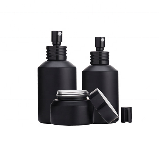 Wholesale 100ml 100g cosmetic bottles jars packaging lotion glass bottle container for personal facial scare