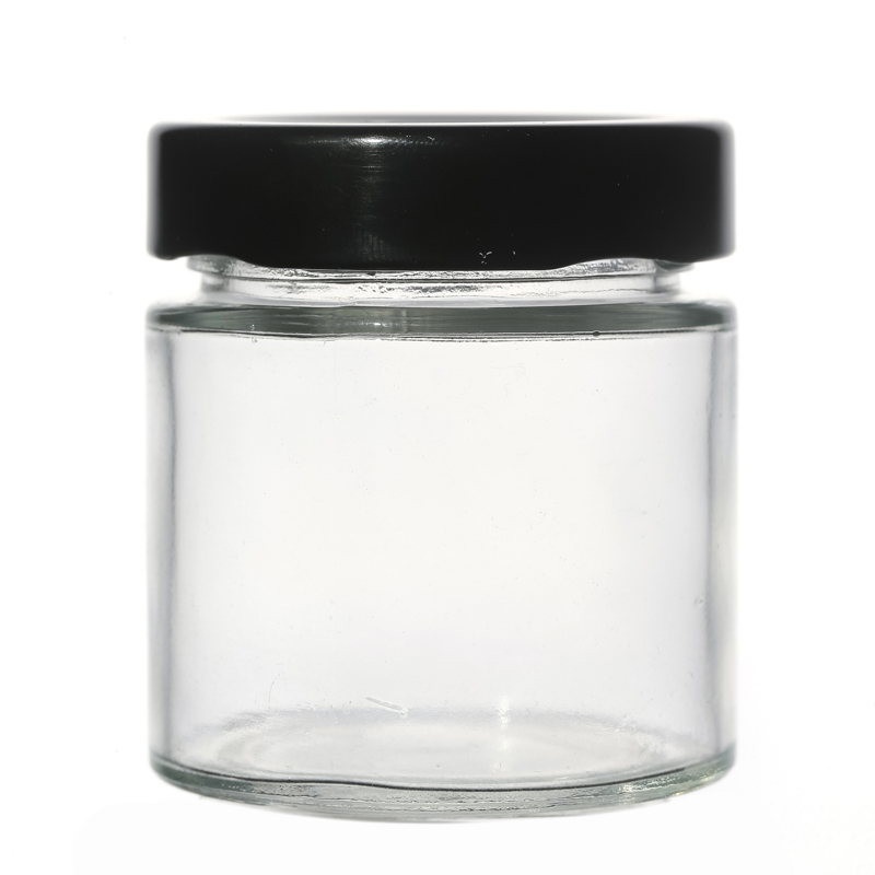 Wholesale 100ml 150ml 200ml 300ml Round Customize Flint Food Glass Jar for Sale