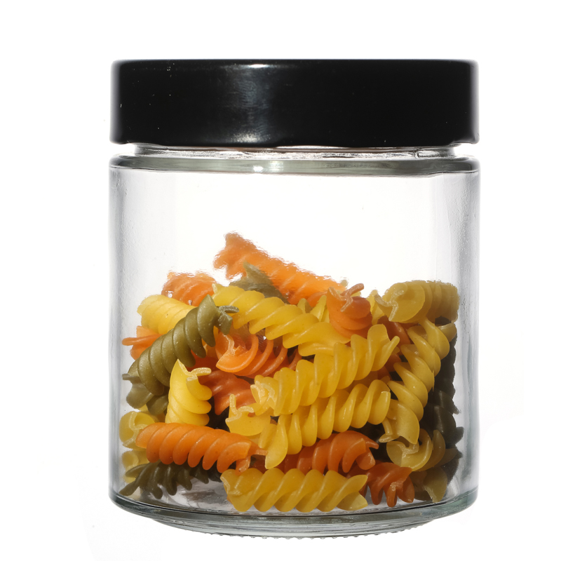 Wholesale 100ml 150ml 200ml 300ml Round Customize Flint Food Glass Jar for Sale