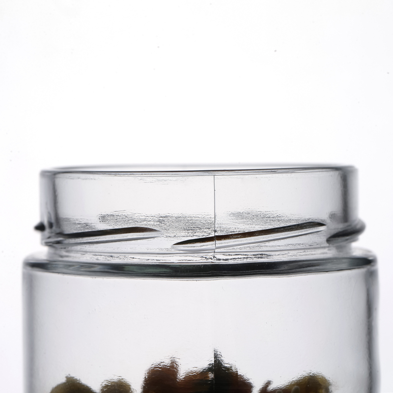 Wholesale 100ml 150ml 200ml 300ml Round Customize Flint Food Glass Jar for Sale