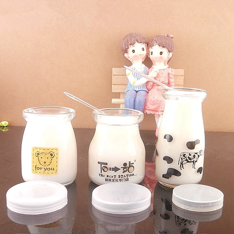 Wholesale 100ml 150ml 200ml Mini Round Clear Storage Glass Jars with Cork Lids for Wedding Gifts