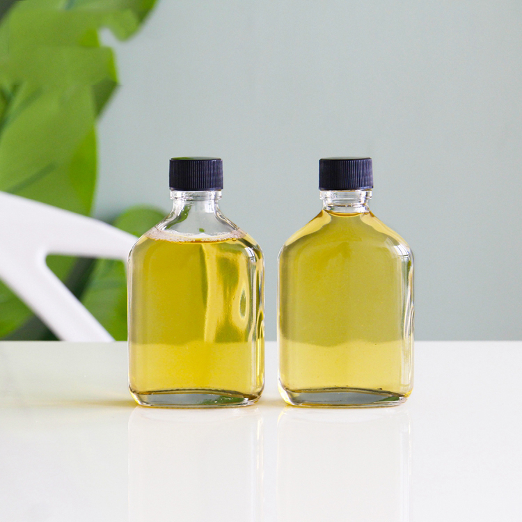 Wholesale 100ml 150ml 250ml Saudi Arabia Flat Kombucha Ice Tea Glass Bottle For Milk Juice Coffee Wine