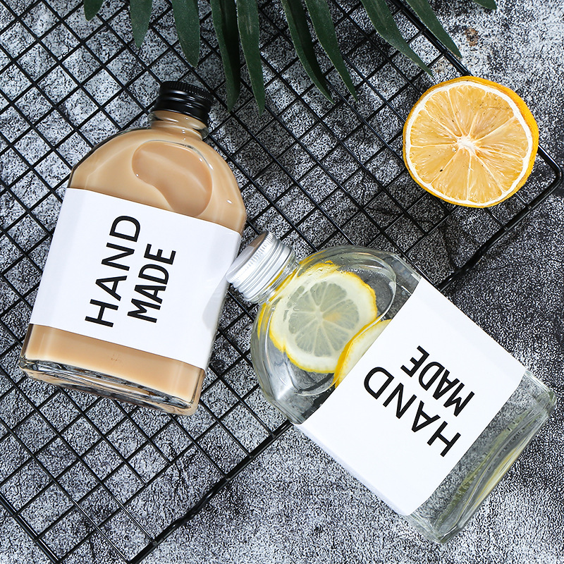 Wholesale 100ml 200ml 250ml 350ml drink bottle glass juice bottle
