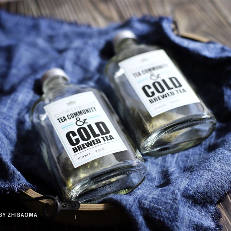 Wholesale 100ml 200ml 250ml 350ml flat juice glass bottle coffee bottle