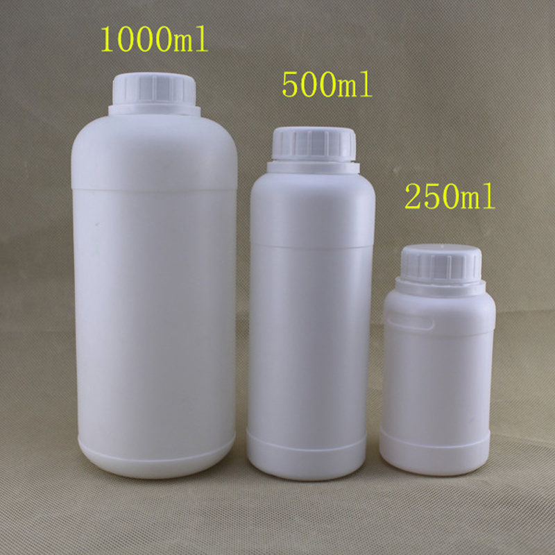 Wholesale 100ml 250ml 500ml 1000ml empty liquid fertilizer HDPE plastic bottle 1L plastic chemical bottle