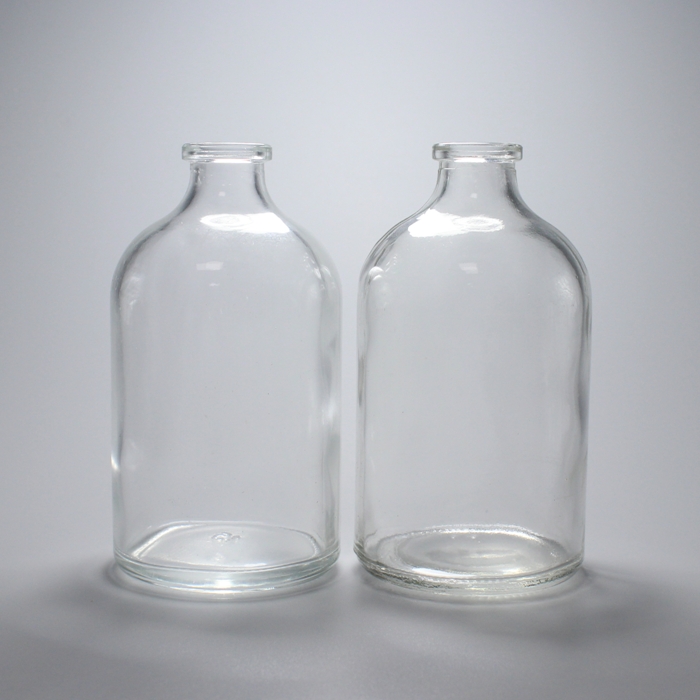 Wholesale 100ml Clear And Amber Moulded Vials With 20mm Neck Cheap Premium Vials Empty Injection Bottle Medication Vial