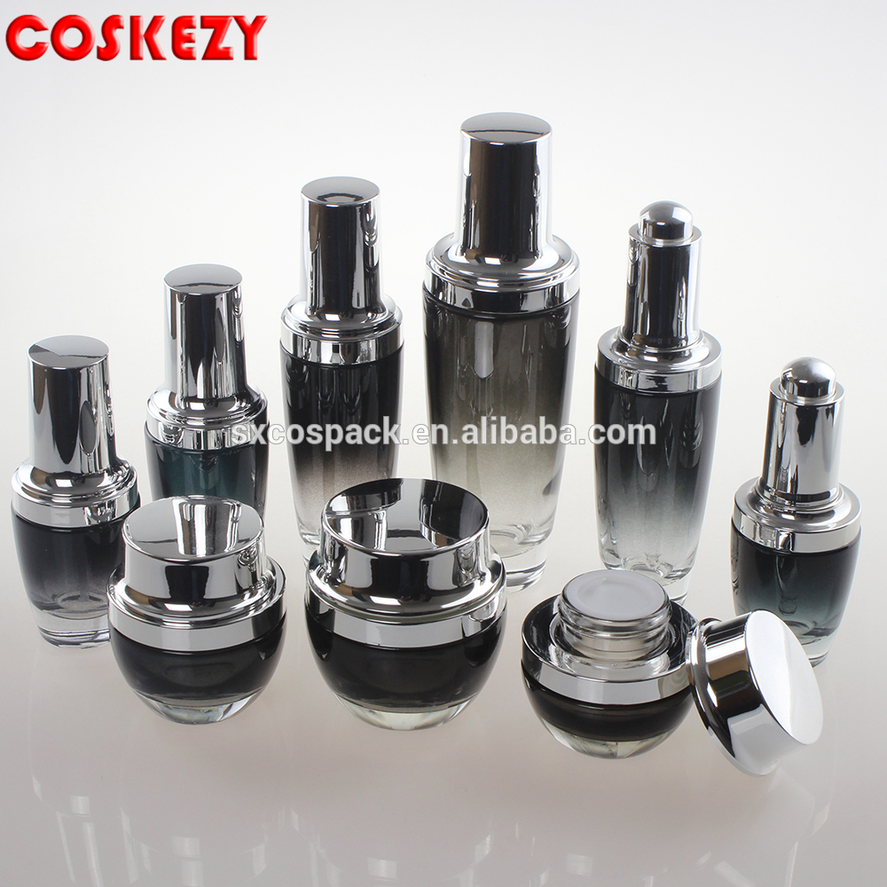 Wholesale 100ml Empty Pump Hair Oil Glass Bottles, Luxury Cosmetic Lotion Pump Bottle Packaging