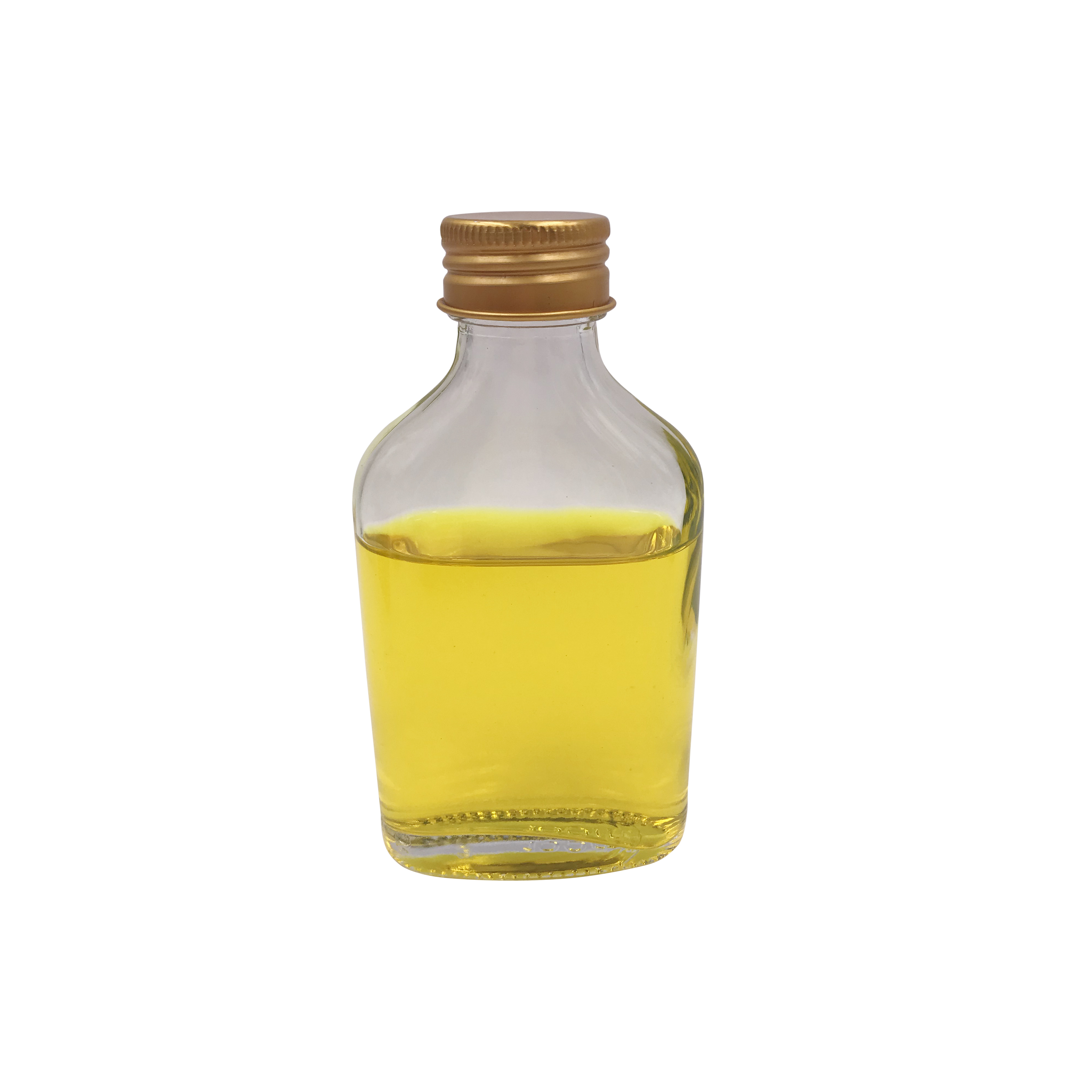 Wholesale 100ml Flat Flask Glass Liqueur Wine Glass Bottle For Whisky Rum Gin