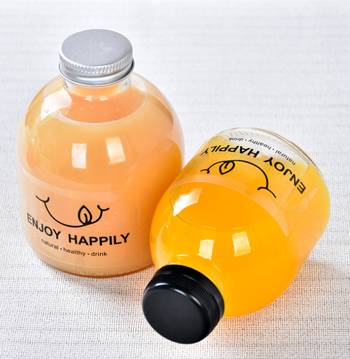 Wholesale 100ml Juice Jar Cold Brew Coffee Beverage Drinking Glass Milk Bottle Plastic Bottle