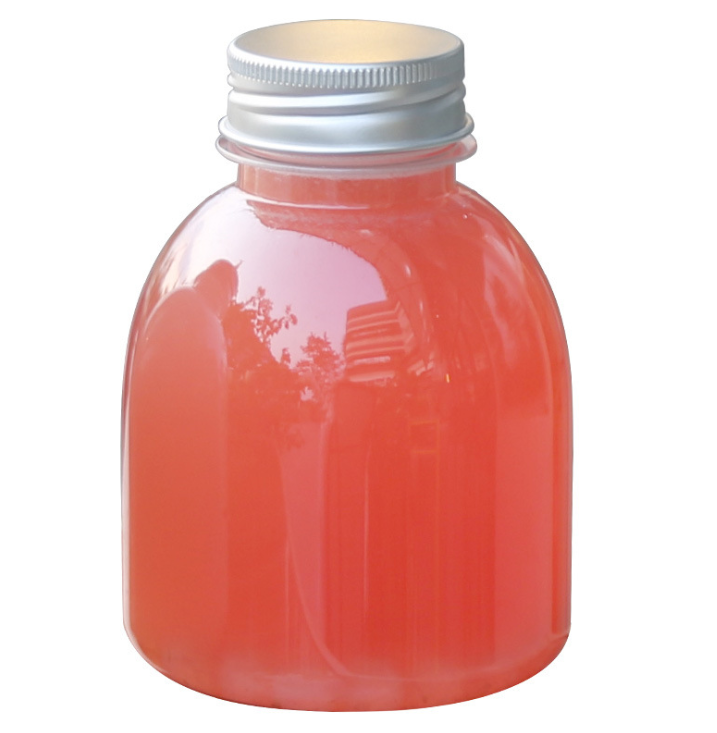 Wholesale 100ml Juice Jar Cold Brew Coffee Beverage Drinking Glass Milk Bottle Plastic Bottle