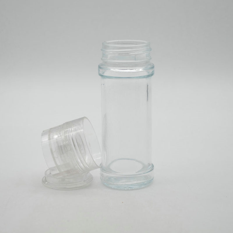 Wholesale 100ml clear spice packaging bottle salt